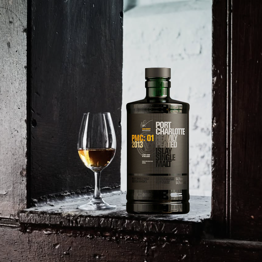 Bruichladdich Port Charlotte PMC:01 Heavily Peated Single Malt Scotch