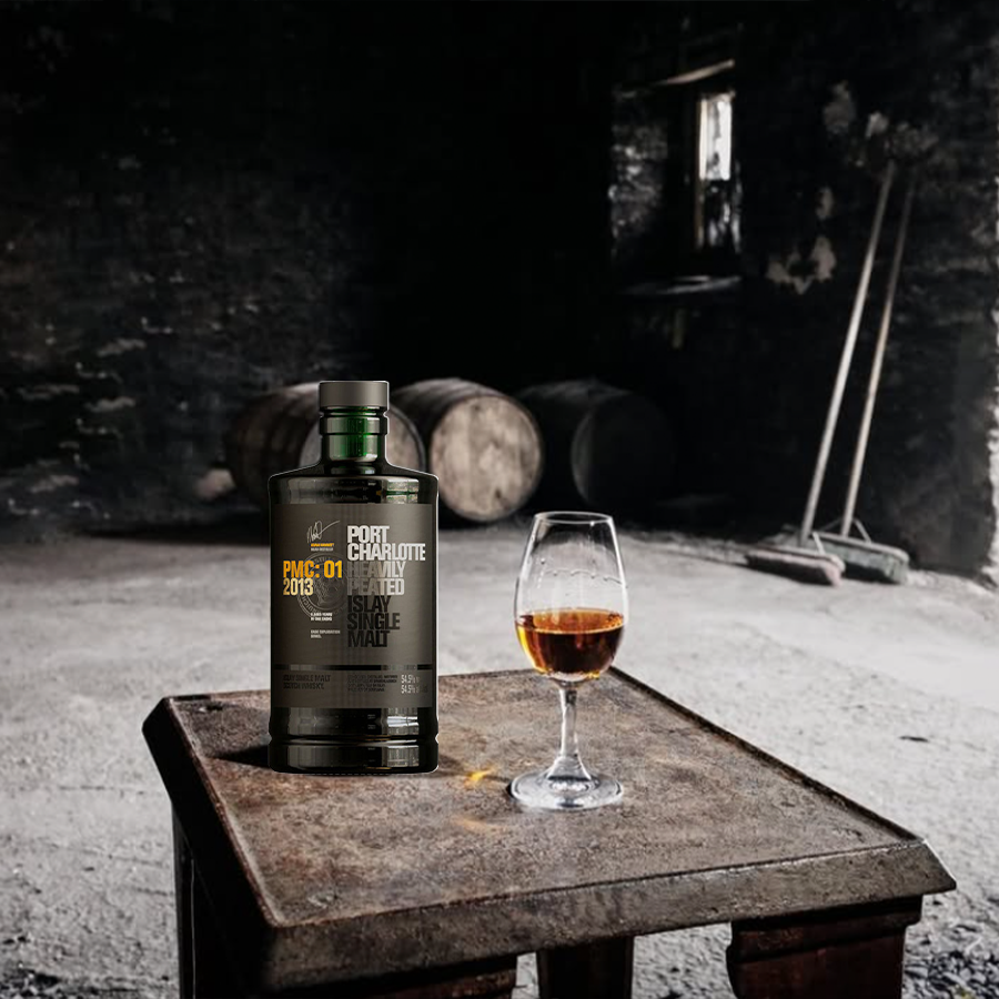 Bruichladdich Port Charlotte PMC:01 Heavily Peated Single Malt Scotch