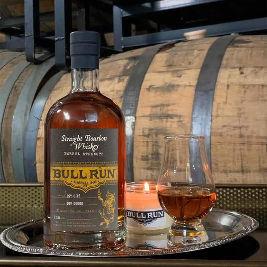 Bull Run Barrel Strength Straight Bourbon Whiskey