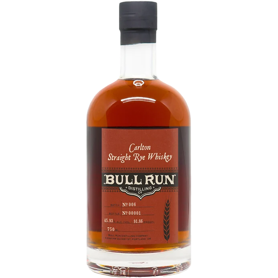 Bull Run Carlton Rye Whiskey