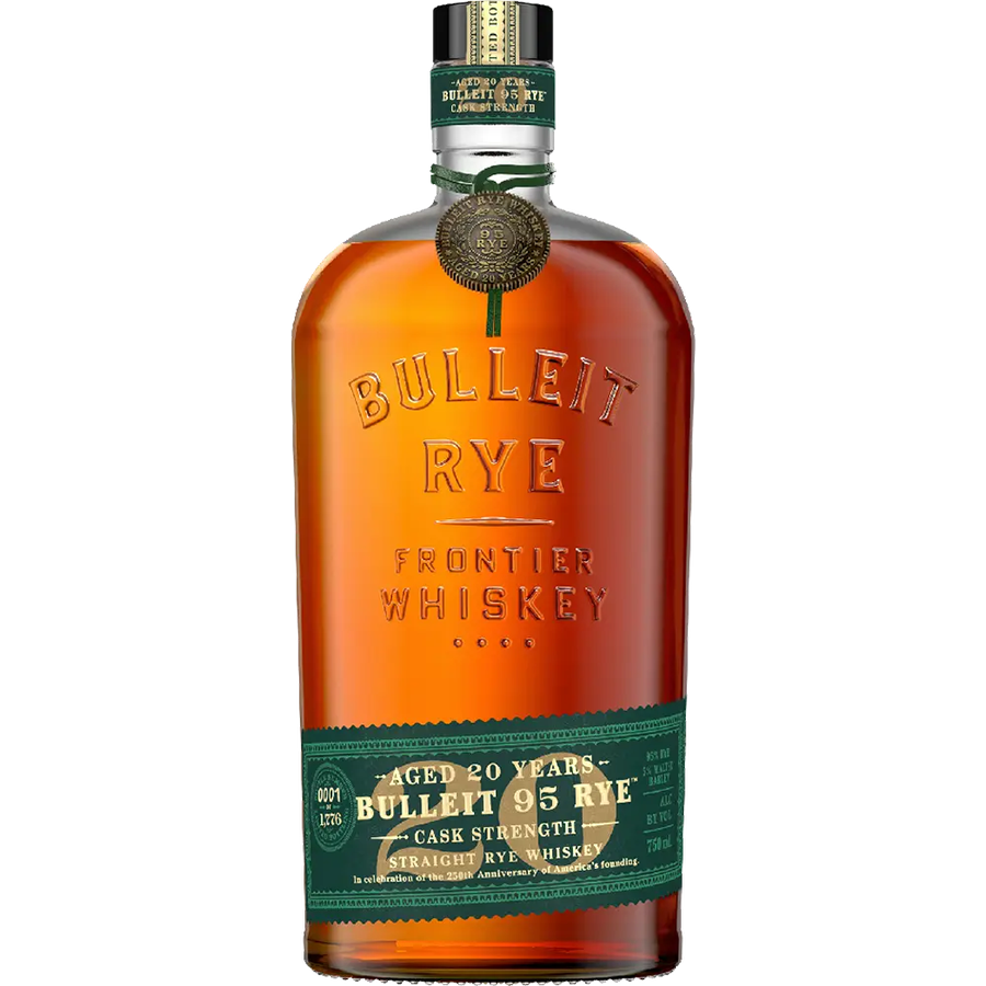 Bulleit 20 Year Aged Cask Strength Rye Whiskey