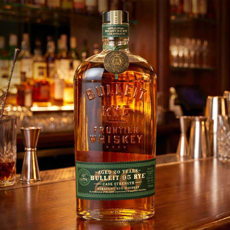Bulleit 20 Year Aged Cask Strength Rye Whiskey