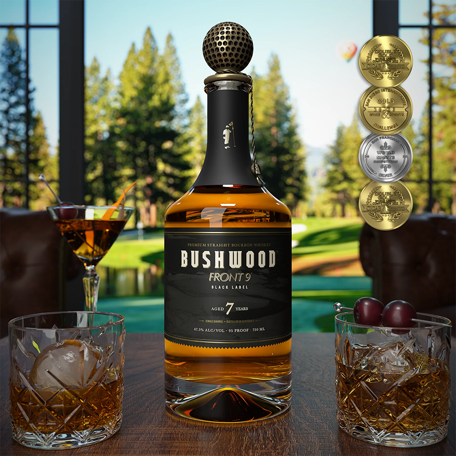 Bushwood Front 9 Black Label 7 Year Bourbon Whiskey