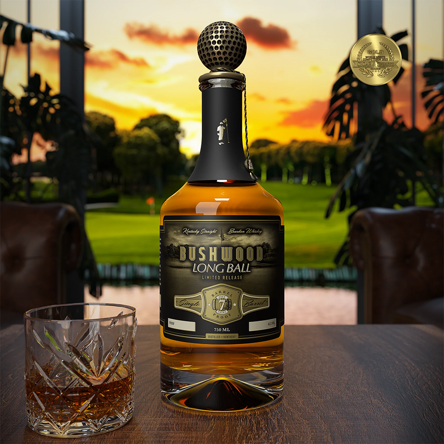 Bushwood Long Ball Barrel Proof Bourbon