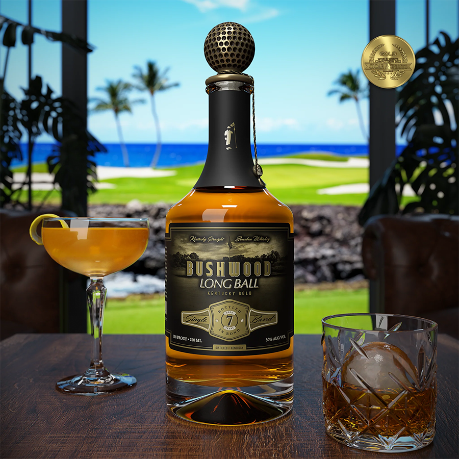 Bushwood Long Ball Gold Label Bottled In Bond 7 Year Bourbon