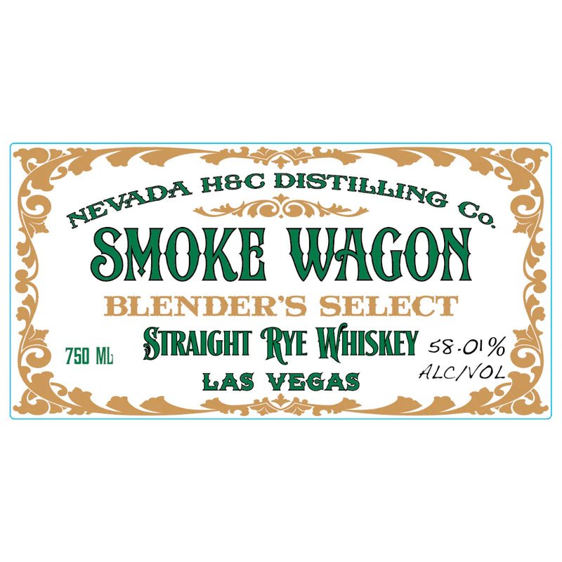 Smoke Wagon Blender's Select Straight Rye Whiskey