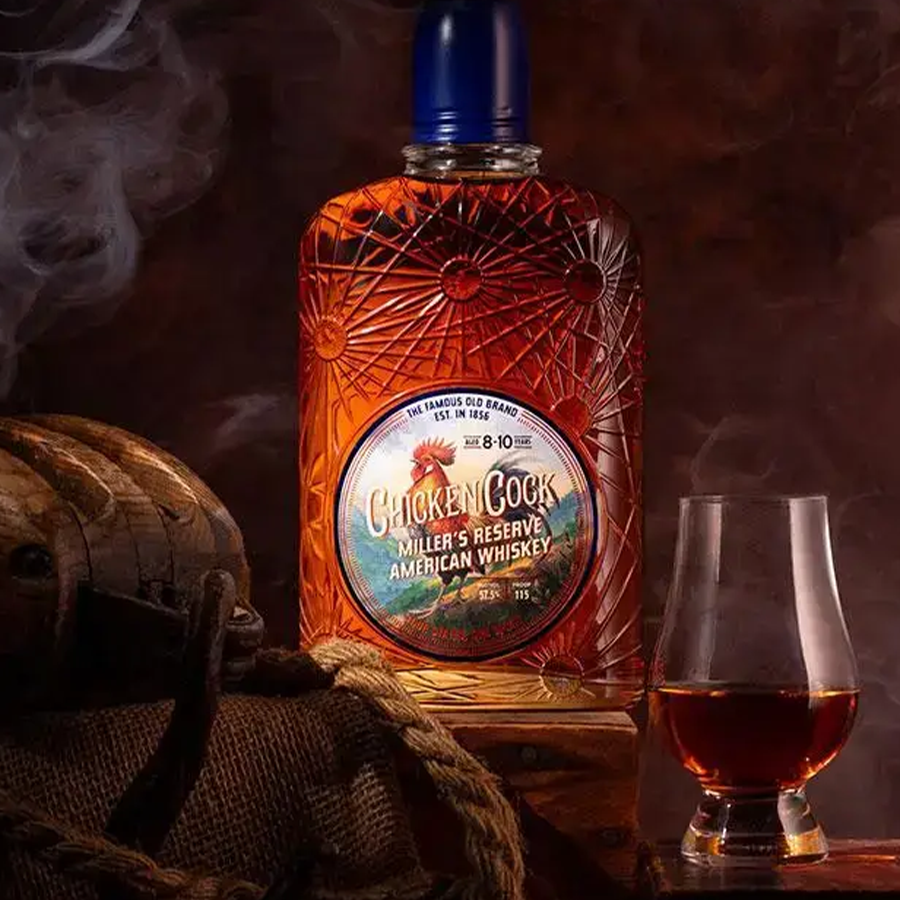 Chicken Cock Millers Reserve Whiskey