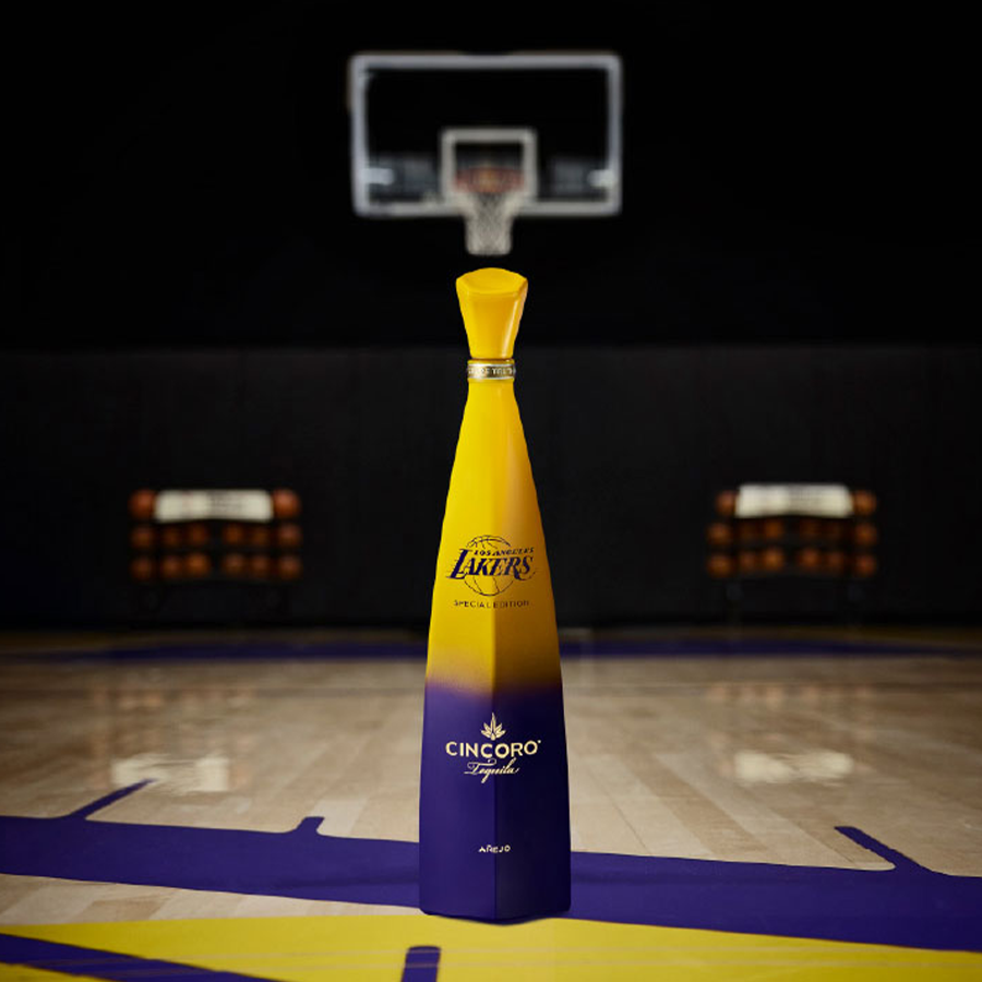 Cincoro x LA Lakers Special Edition Añejo Tequila