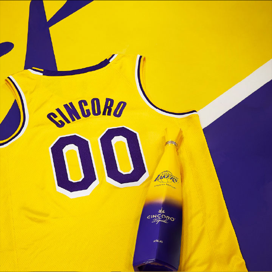 Cincoro x LA Lakers Special Edition Añejo Tequila