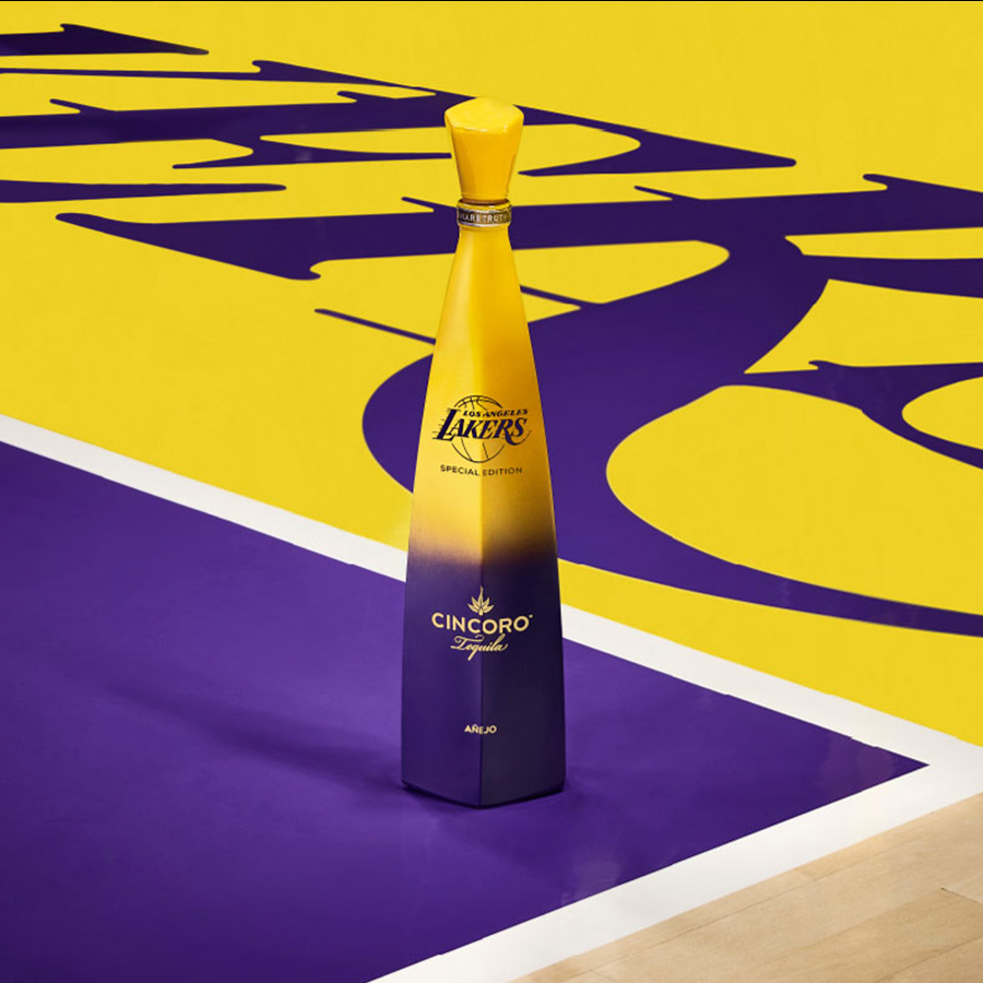 Cincoro x LA Lakers Special Edition Añejo Tequila