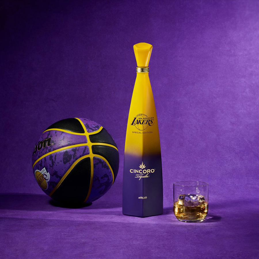 Cincoro x LA Lakers Special Edition Añejo Tequila
