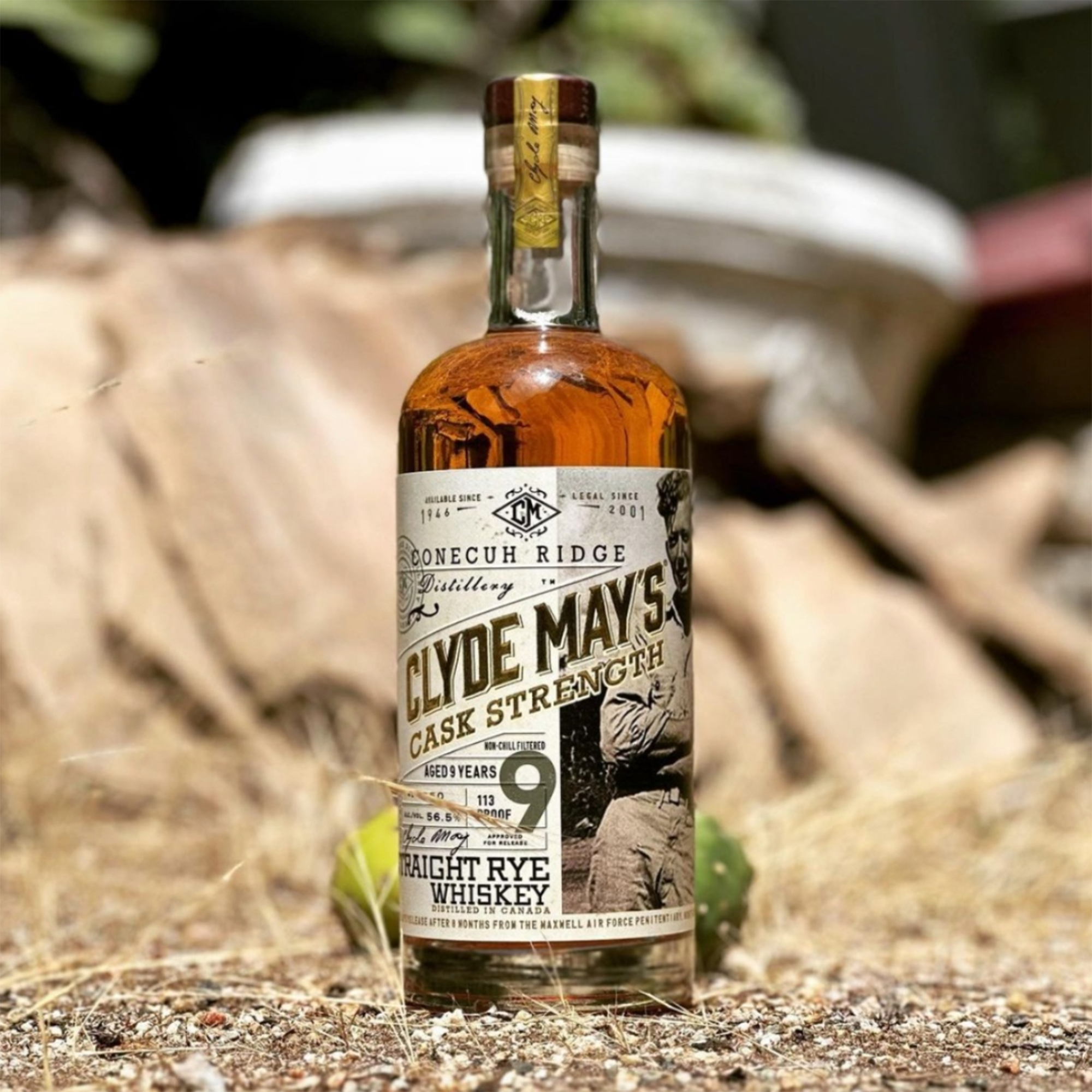 Clyde May's 9 Year Cask Strength Rye