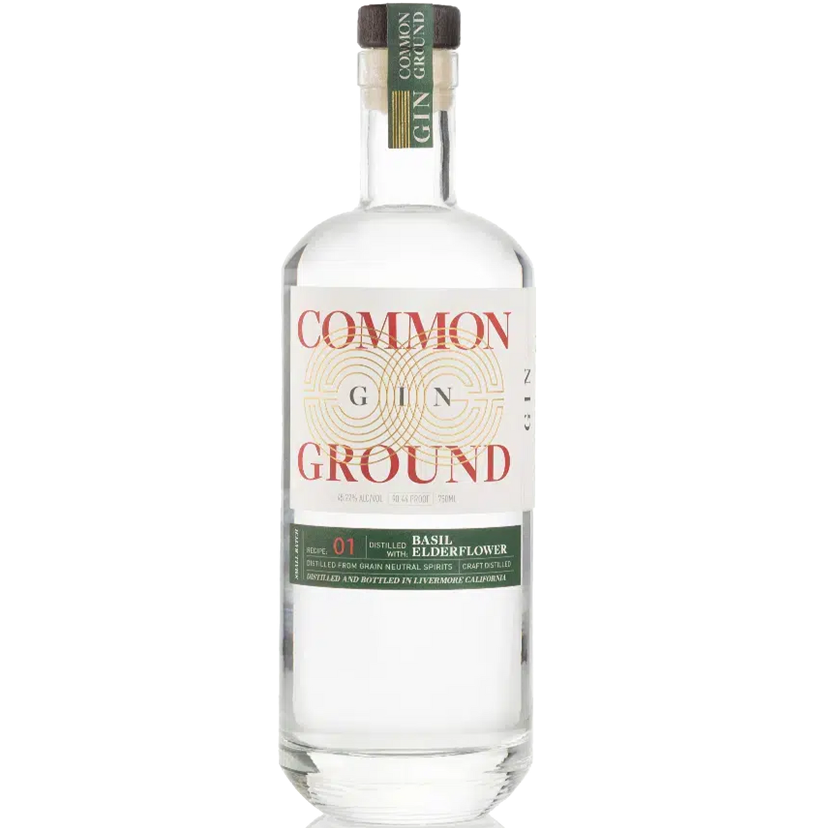 Common Ground Basil Elderflower Gin