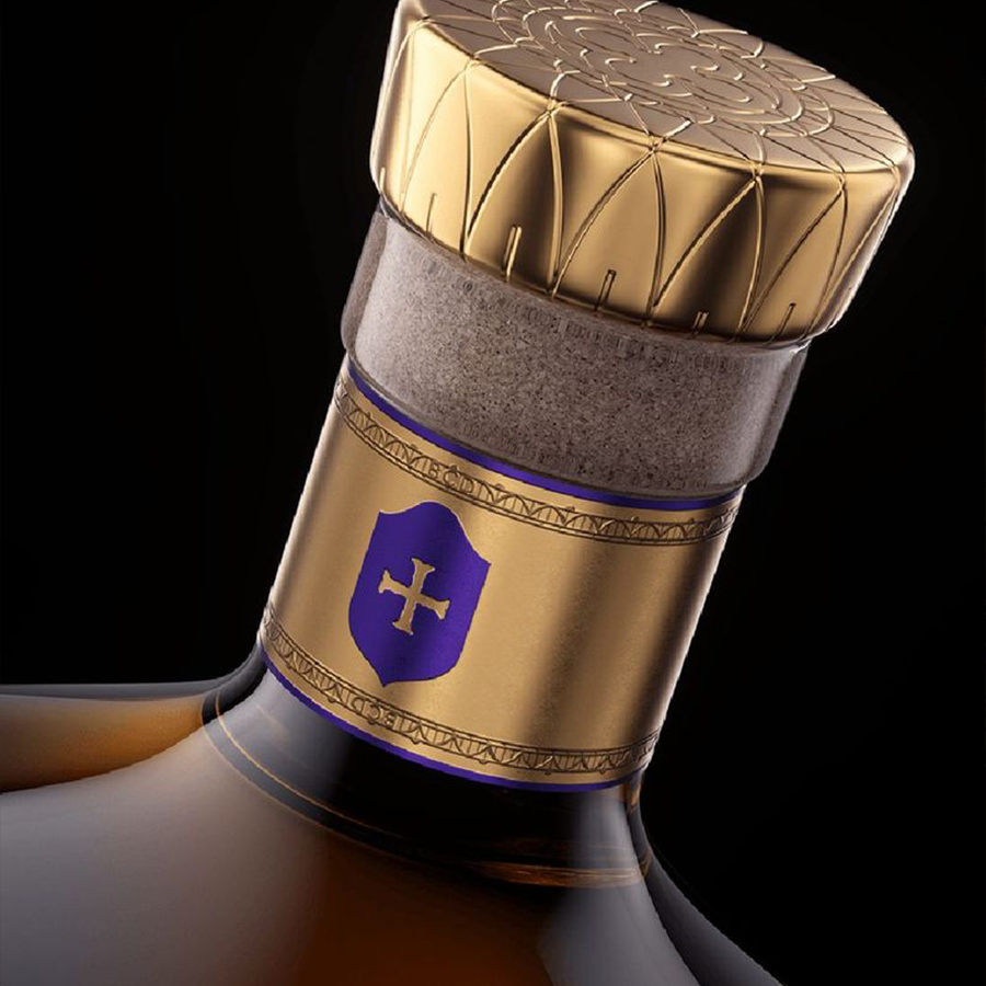 Confession Whiskey Straight Bourbon Chapter No. 1 Limited Edition by Burnt Church Distillery bottle neck and cork detail