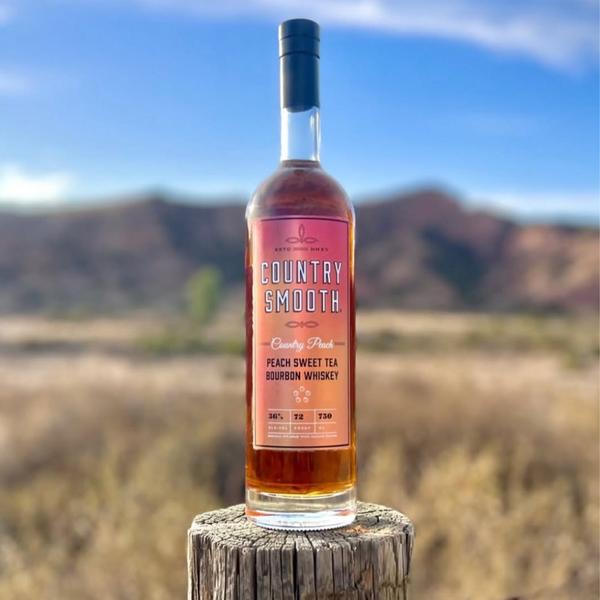 Country Smooth Peach Sweet Tea Bourbon Whiskey