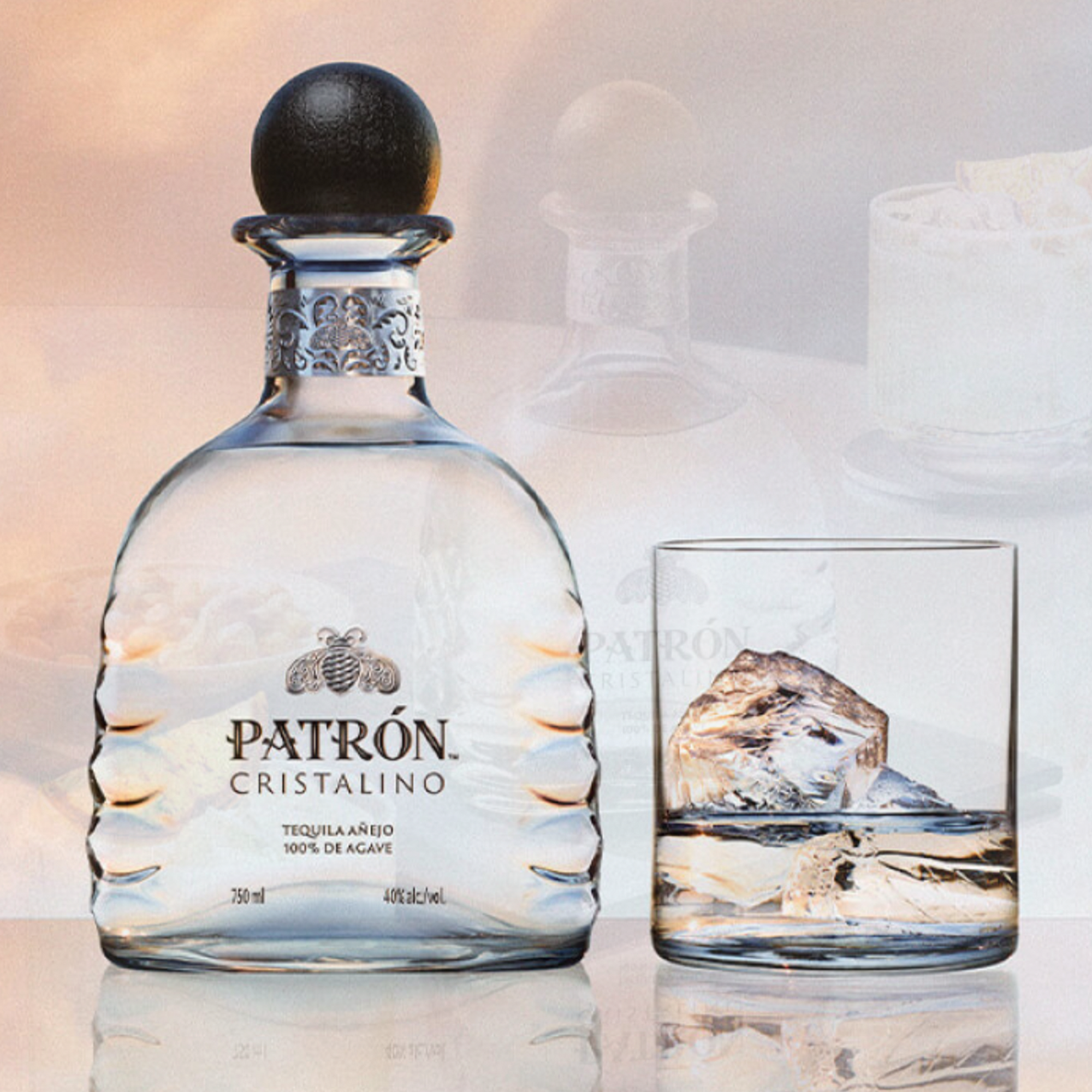 Patrón Cristalino Añejo Tequila