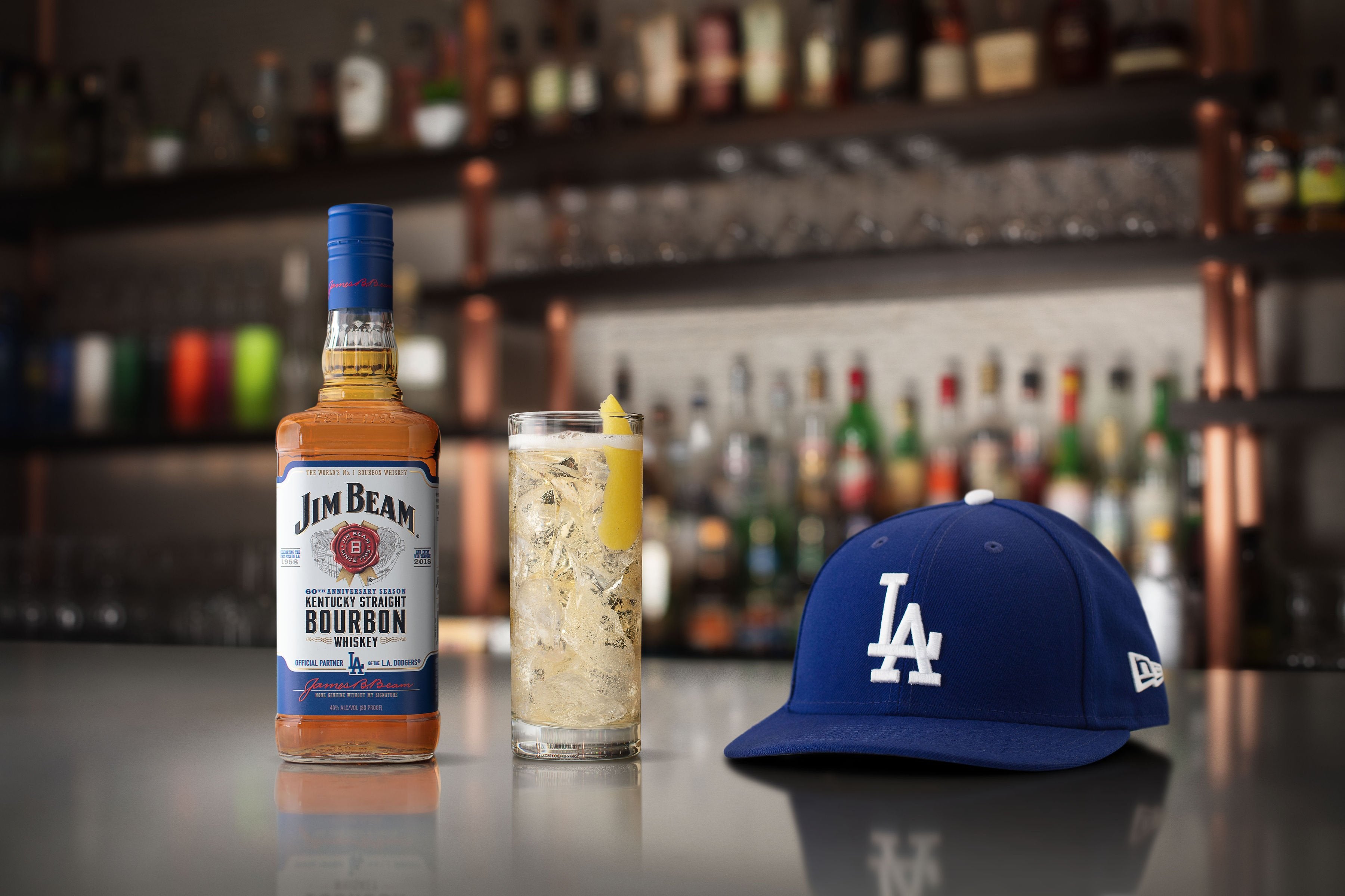 Jim Beam LA Dodgers Kentucky Straight Bourbon