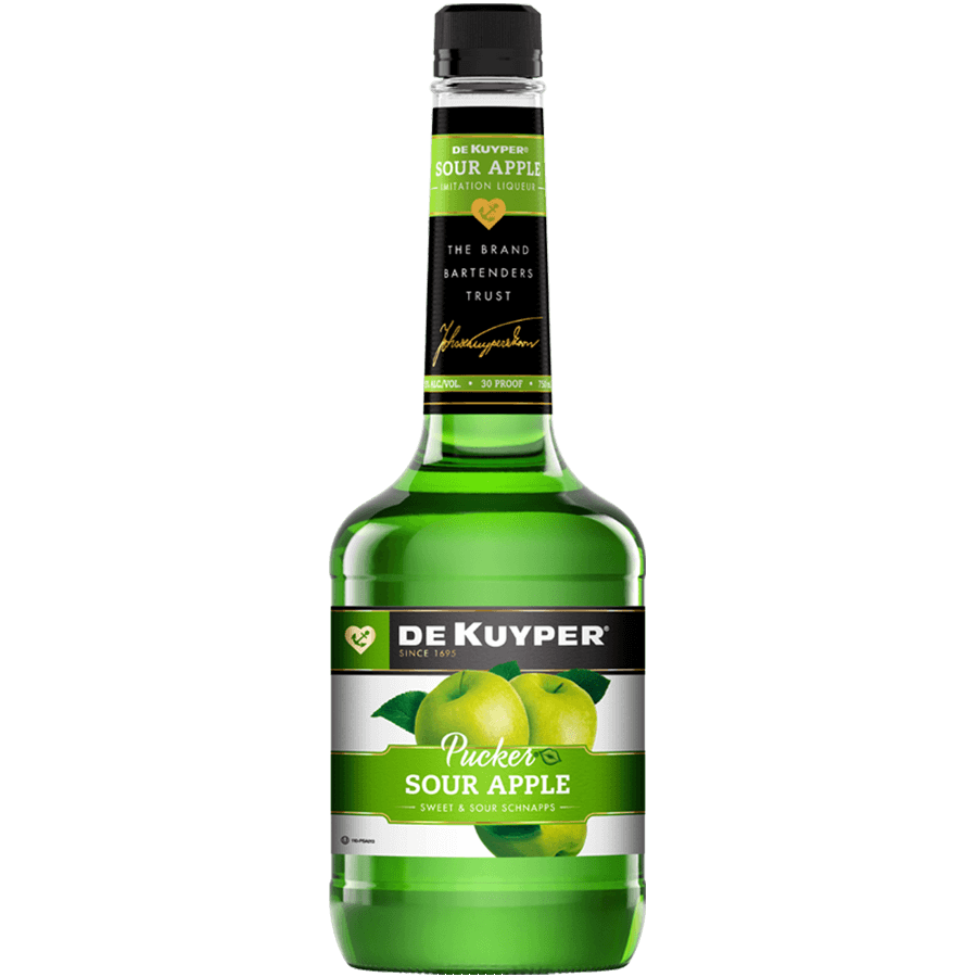 Dekuyper Pucker Sour Apple Schnapps 1L