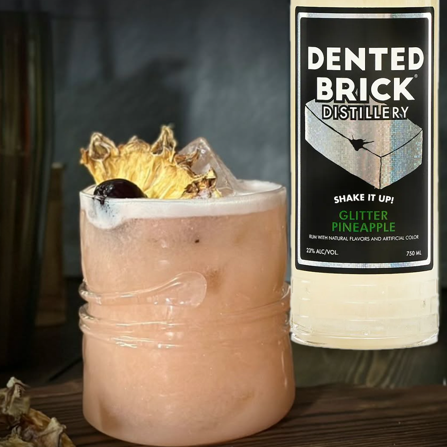 Dented Brick Glitter Pineapple Rum