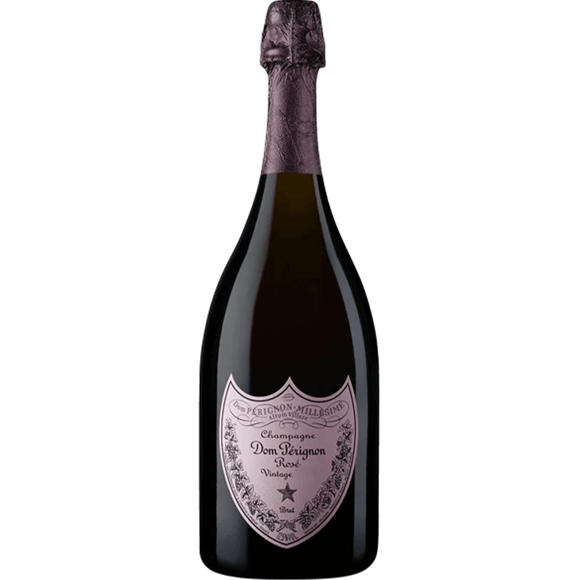 Dom Pérignon Rosé 2009 luminous bottle showcasing vintage elegance and distinctive Pinot Noir character.