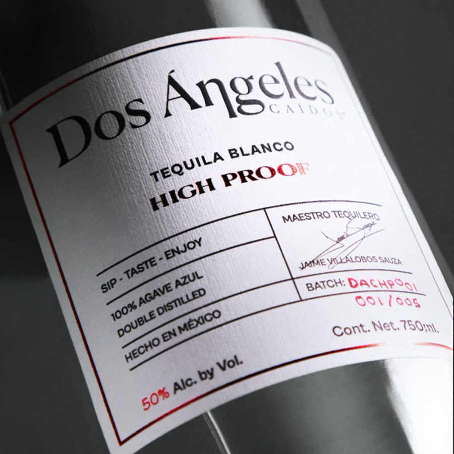 Dos Angeles Caidos High Proof Blanco Tequila