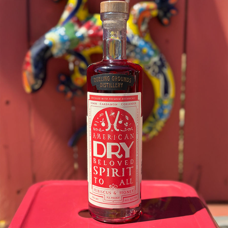Dueling Grounds Hibiscus & Honey American Dry Gin