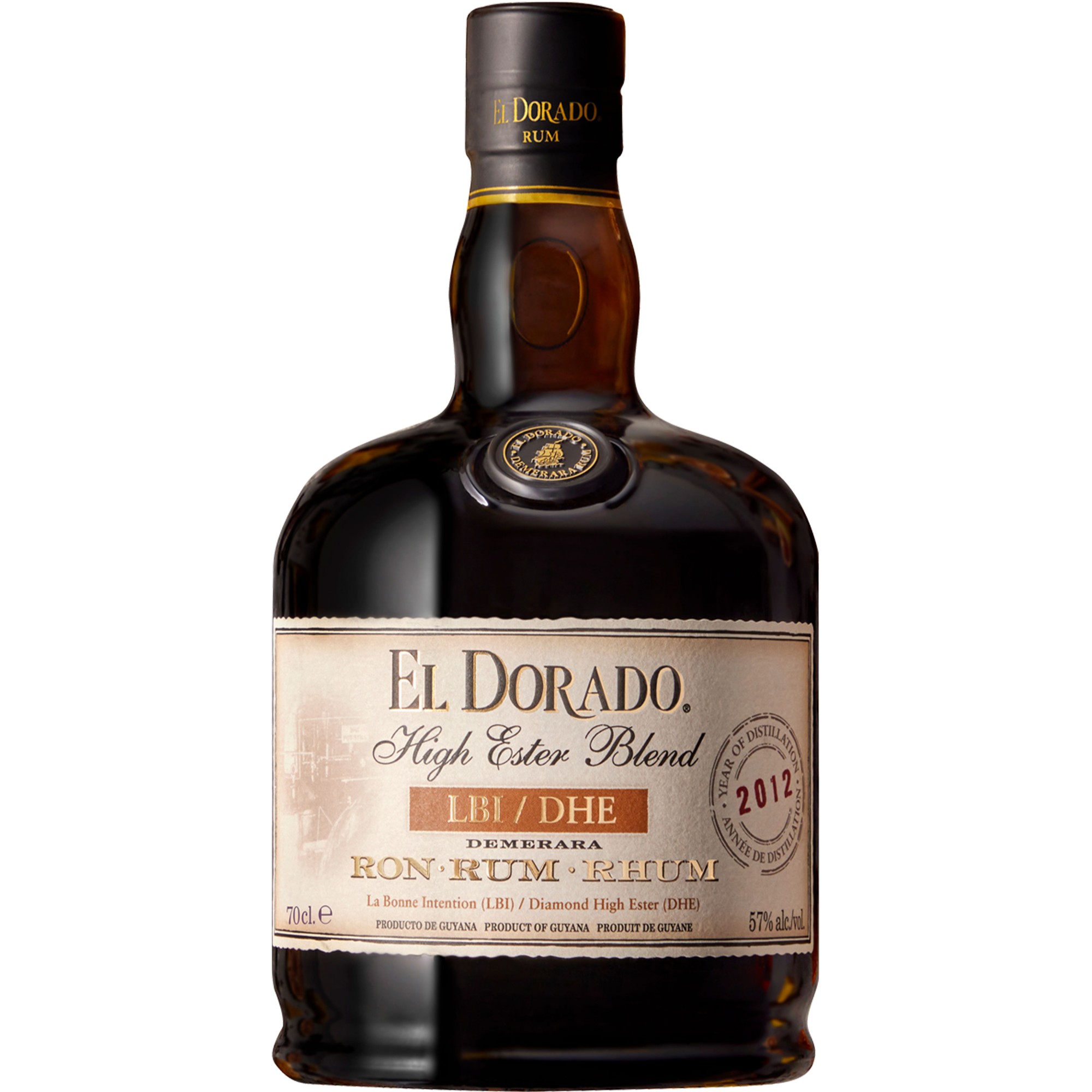 El Dorado High Ester Blend LBI DHE Rum 2012