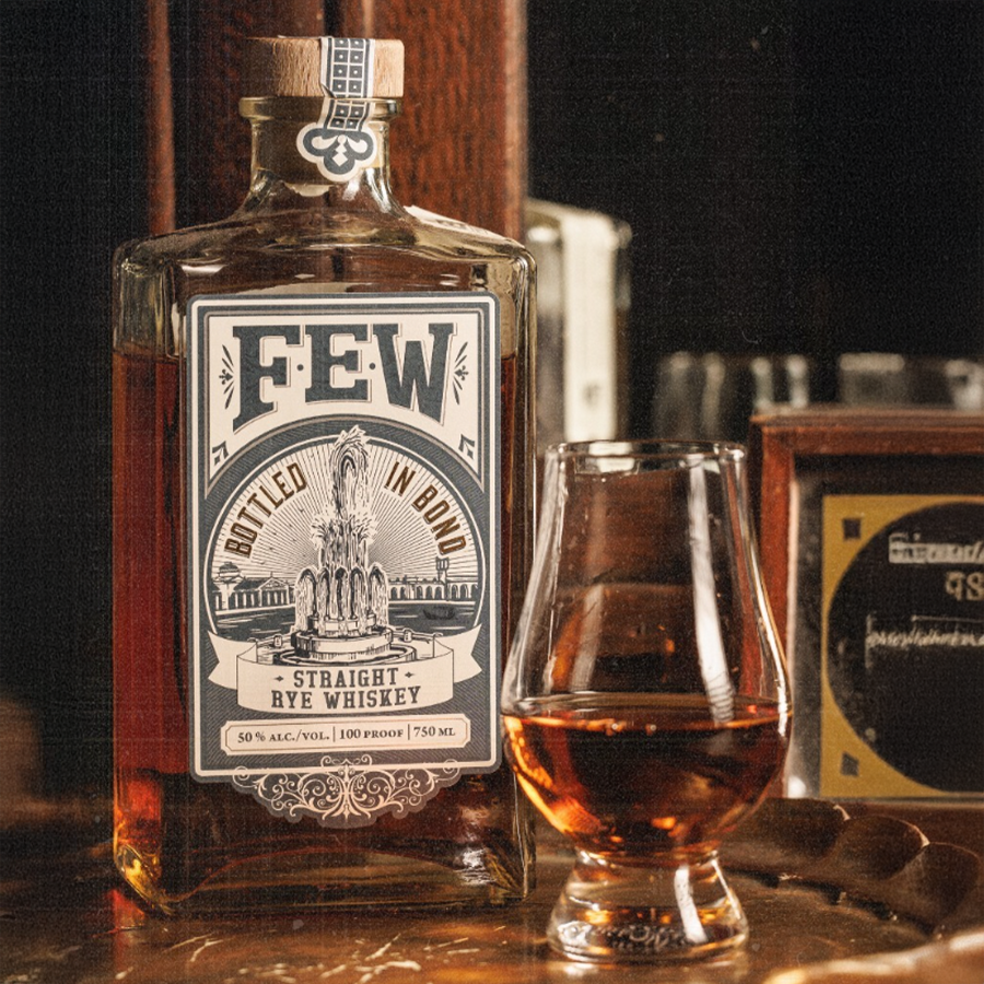 FEW Bottled in Bond Straight Rye Whiskey