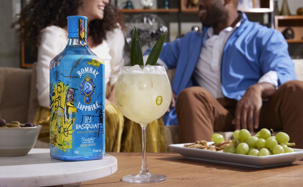 Bombay Sapphire Basquiat London Dry Gin (Special Edition Art)
