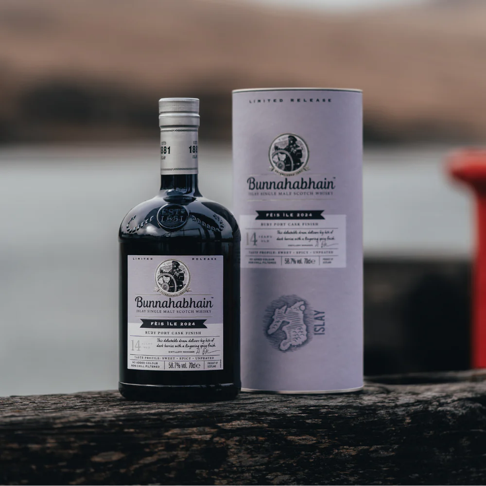 Bunnahabhain Fèis Ìle 2024: 14 Year Old Ruby Port Cask Finish