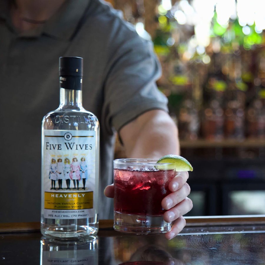 Five Wives Heavenly Vanilla Custard Vodka