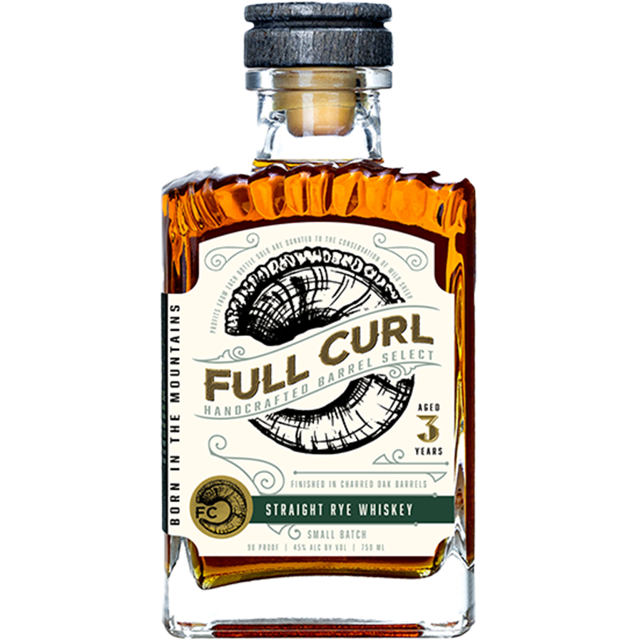 Full Curl 3 Year Straight Rye Whiskey