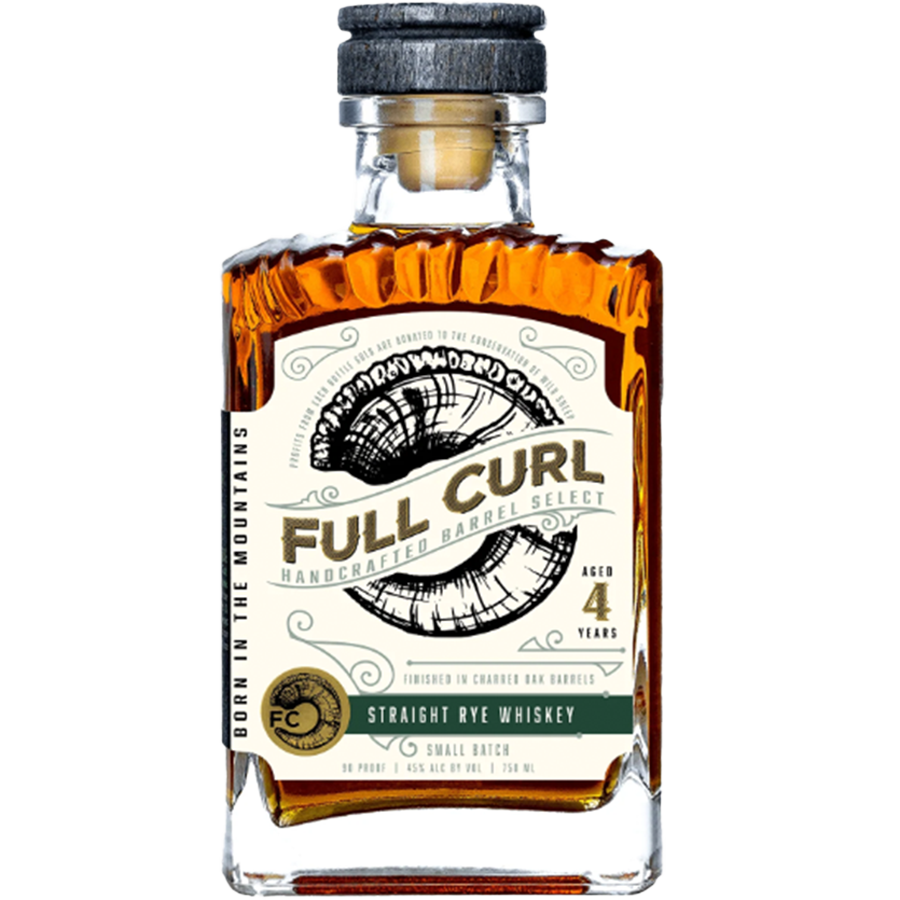 Full Curl 4 Year Straight Rye Whiskey