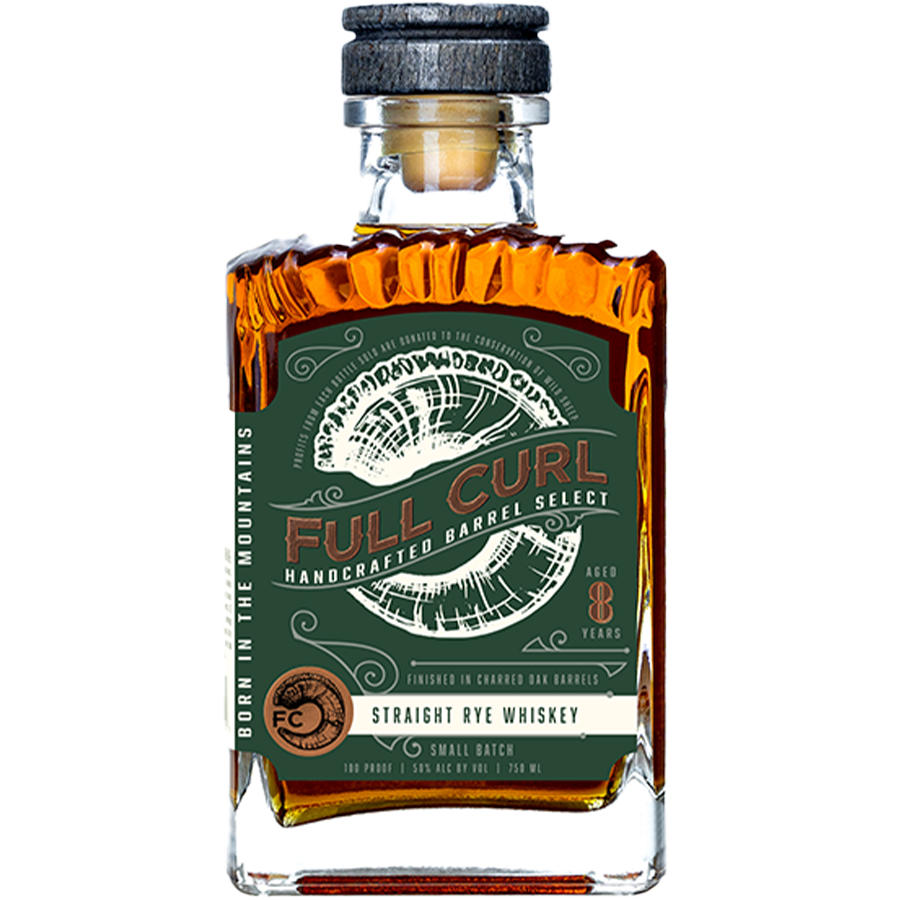 Full Curl 8 Year Straight Rye Whiskey
