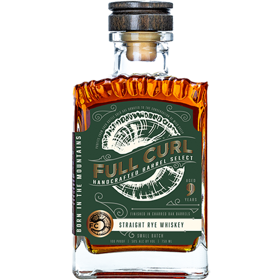 Full Curl 9 Year Straight Rye Whiskey