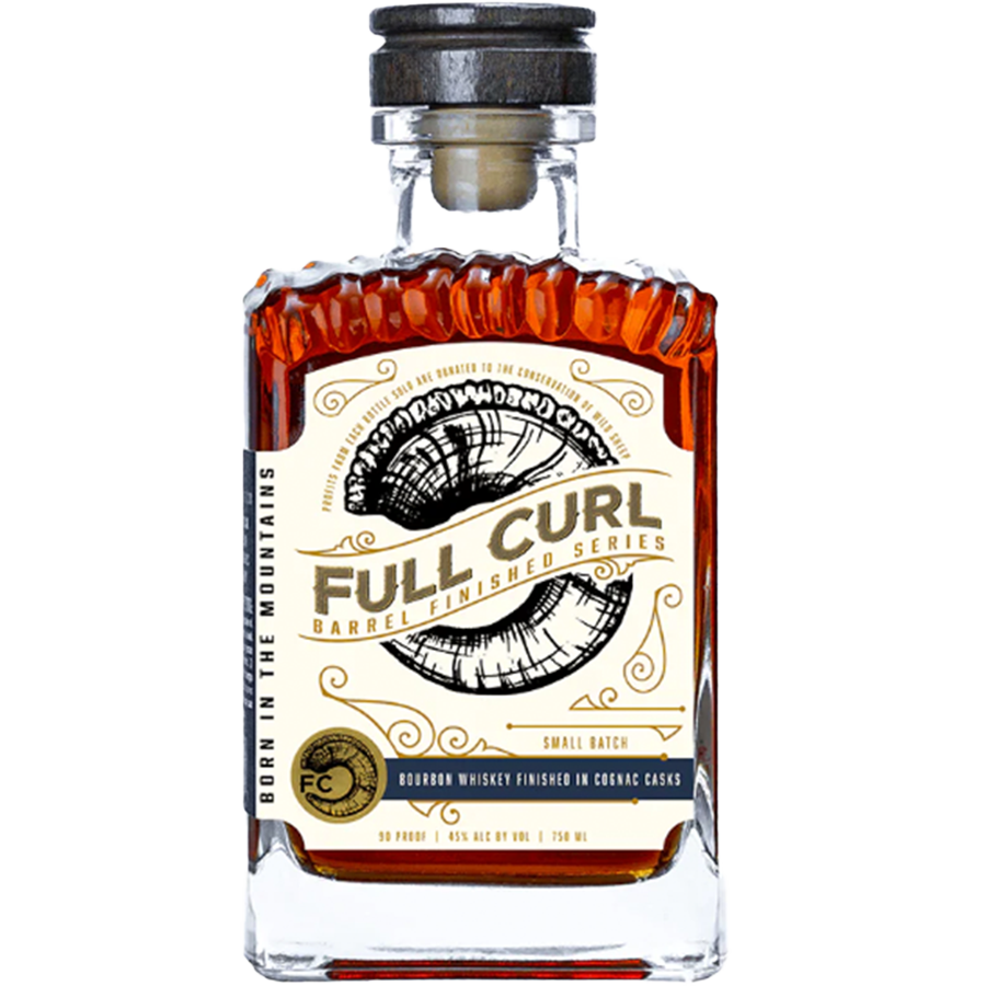 Full Curl Bourbon Whiskey Finished in Cognac Cask