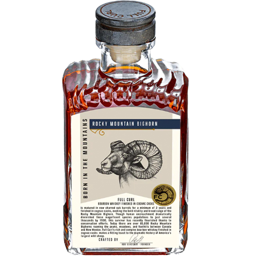 Full Curl Bourbon Whiskey Finished in Cognac Cask