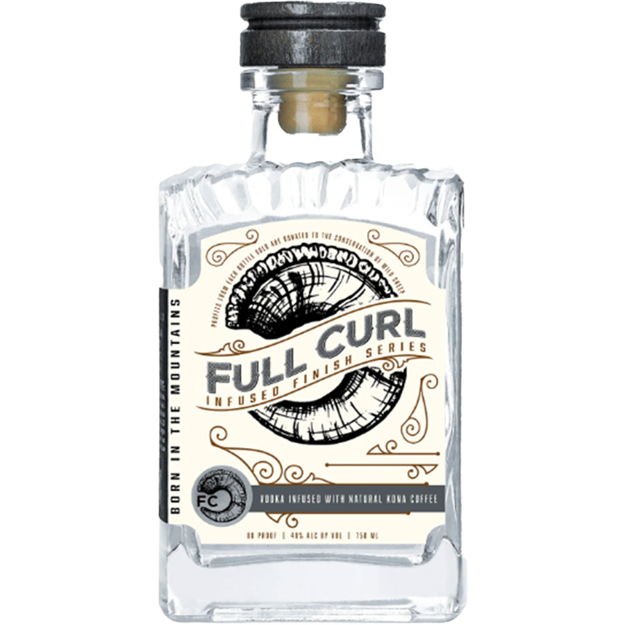 Full Curl Vodka Infused with Natural Kona Coffee