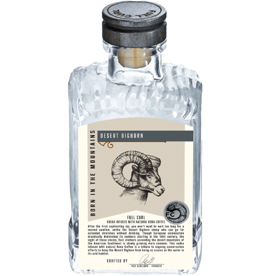 Full Curl Vodka Infused with Natural Kona Coffee