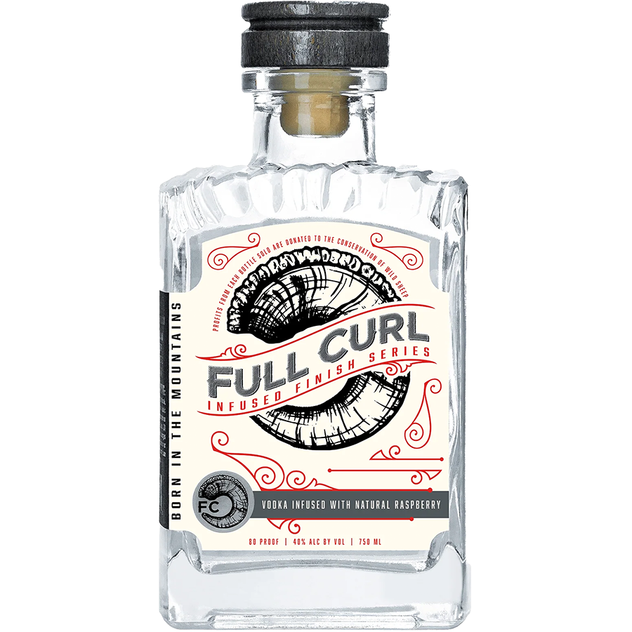 Full Curl Vodka Infused with Natural Raspberry
