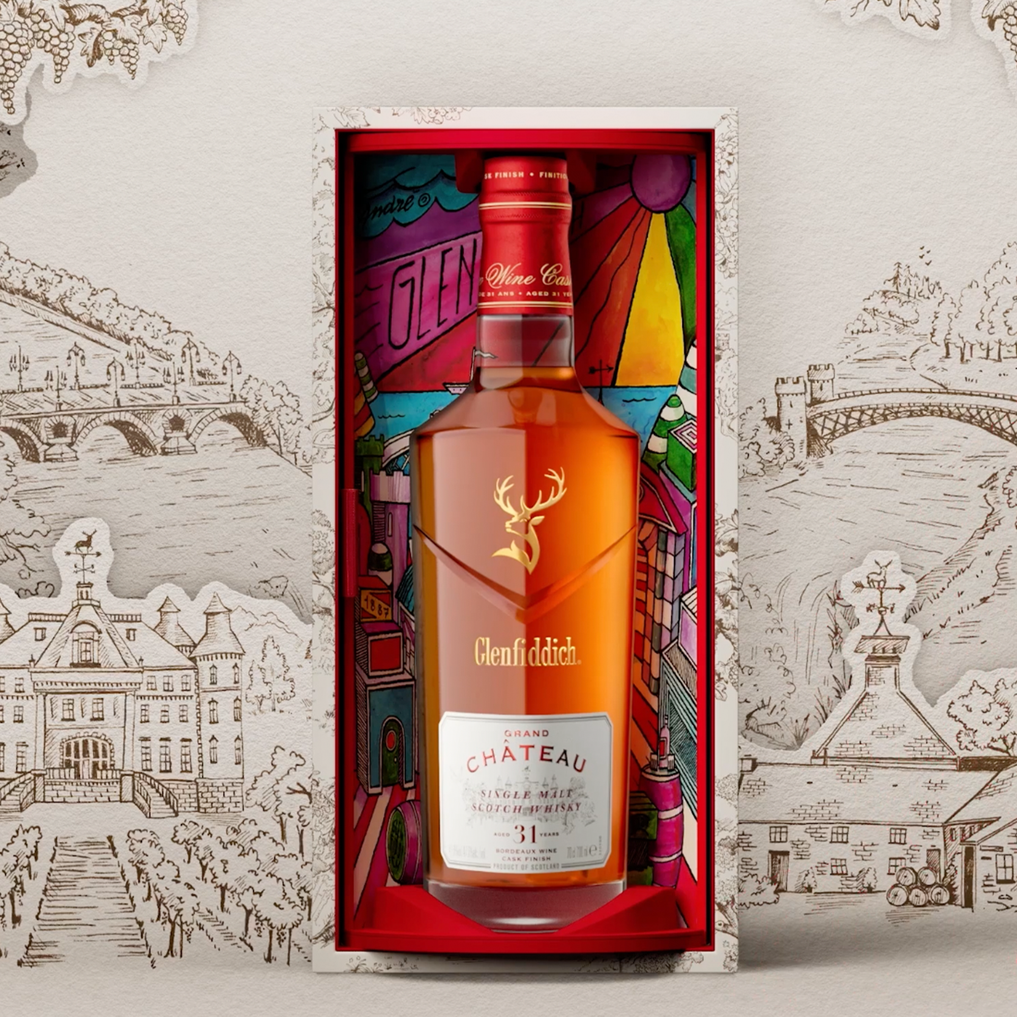 Glenfiddich Grand Château 31 Year Single Malt Scotch