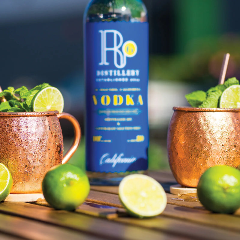 R6 Distillery Blue Corn California Vodka Delivery & Gifting Top
