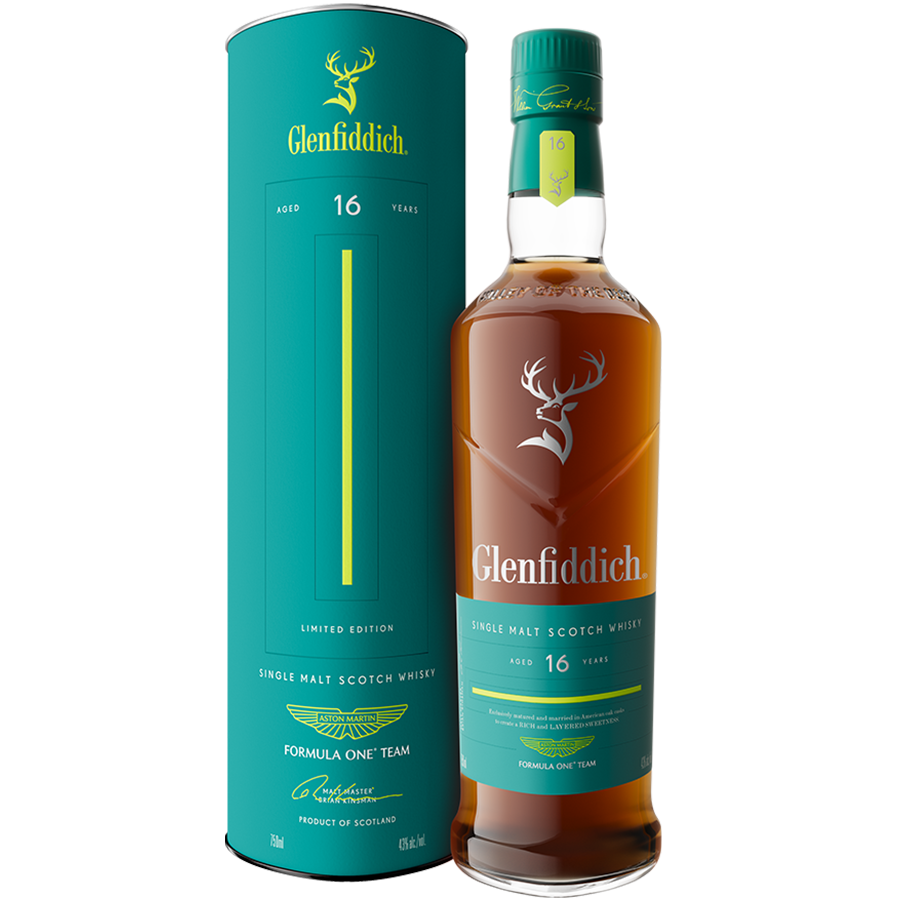 Glenfiddich X Aston Martin F1 16 Year Single Malt Whisky