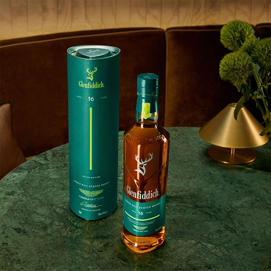Glenfiddich X Aston Martin F1 16 Year Single Malt Whisky