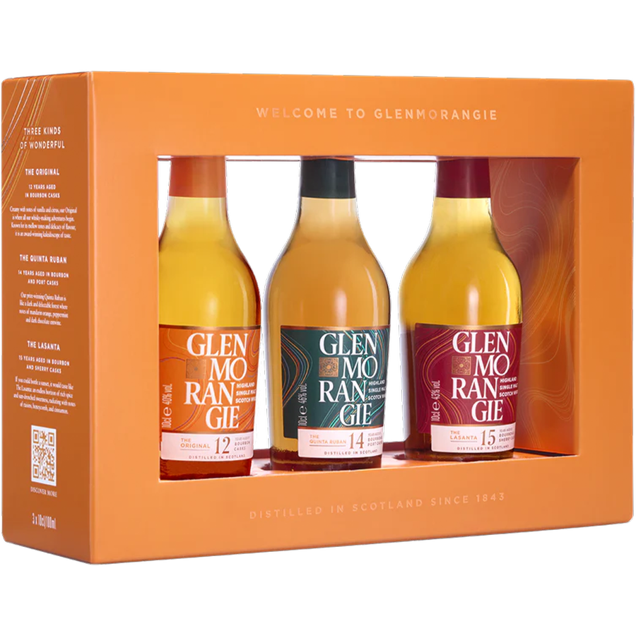 Glenmorangie Three Kinds of Wonderful 3 Pack 100ml Bottles