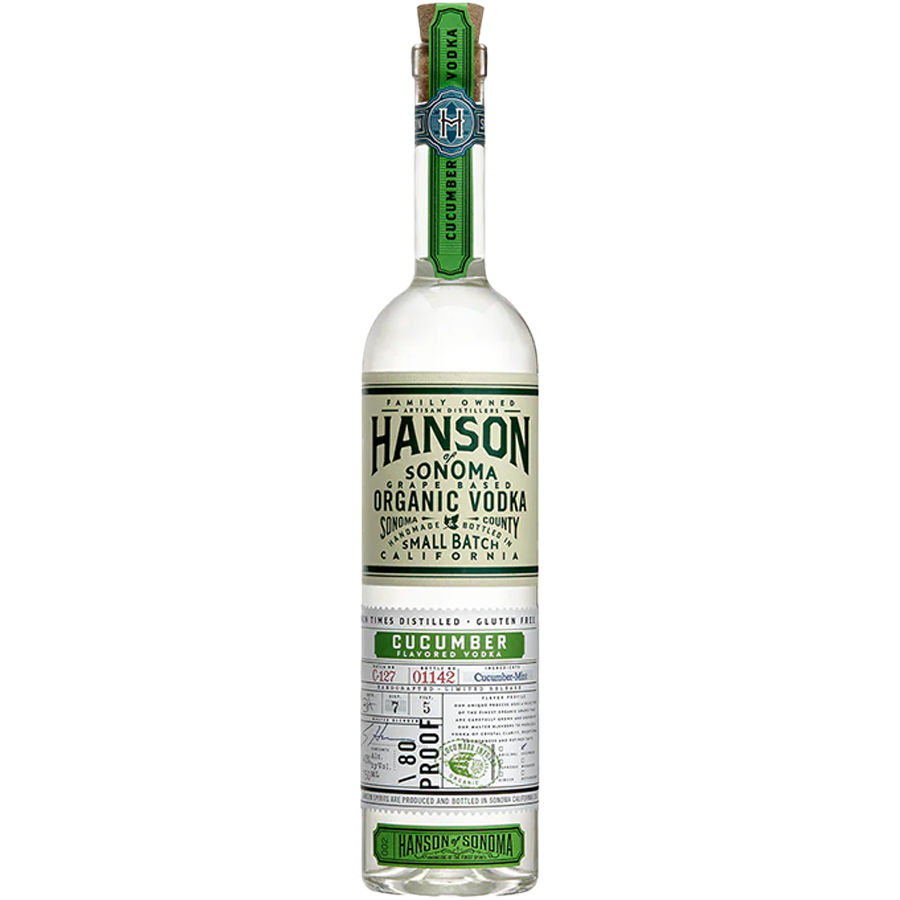 Hanson of Sonoma Organic Cucumber Vodka