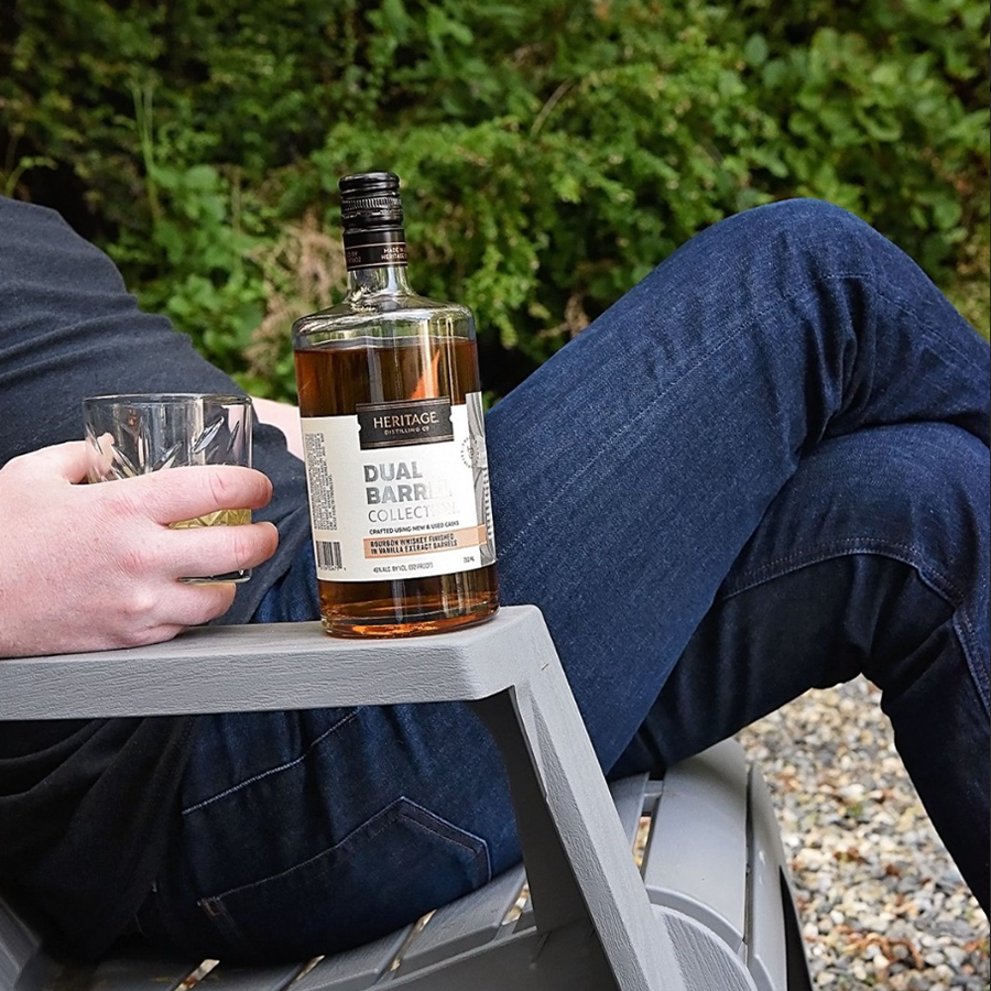 Heritage Distilling Dual Barrel Vanilla Bourbon