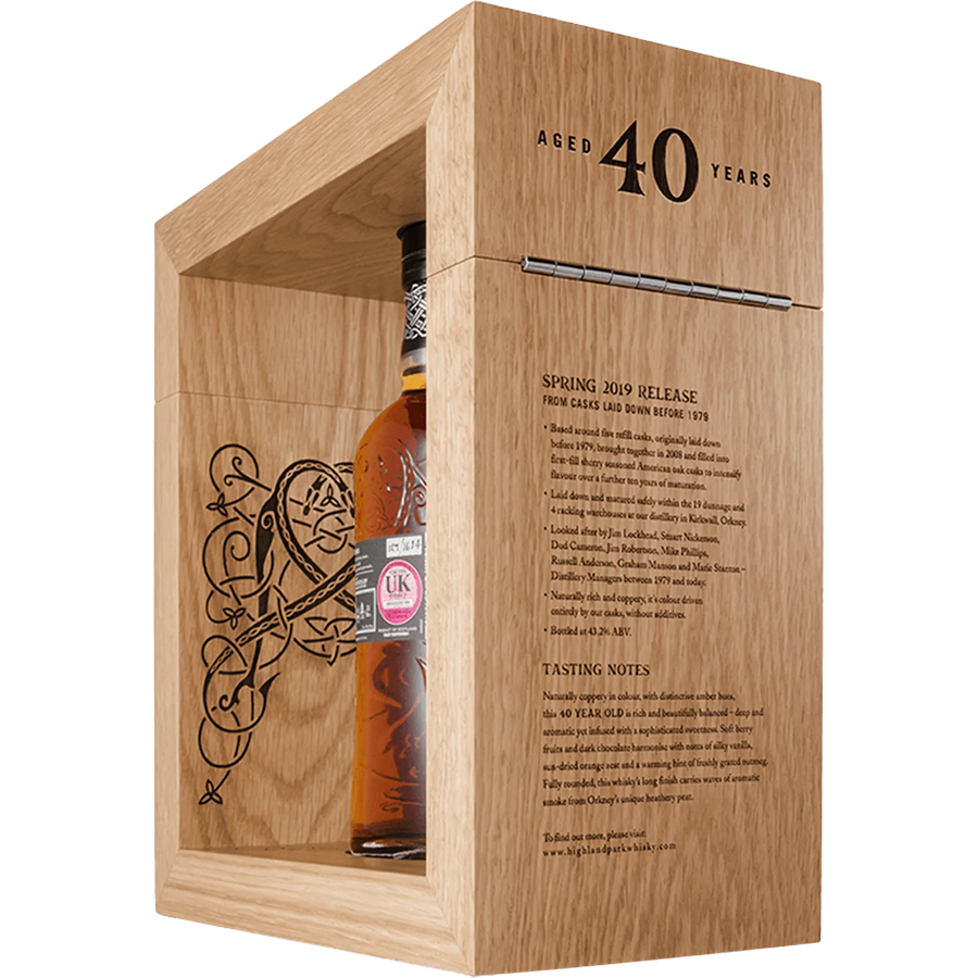 Highland Park 40 Year Single Malt Scotch
