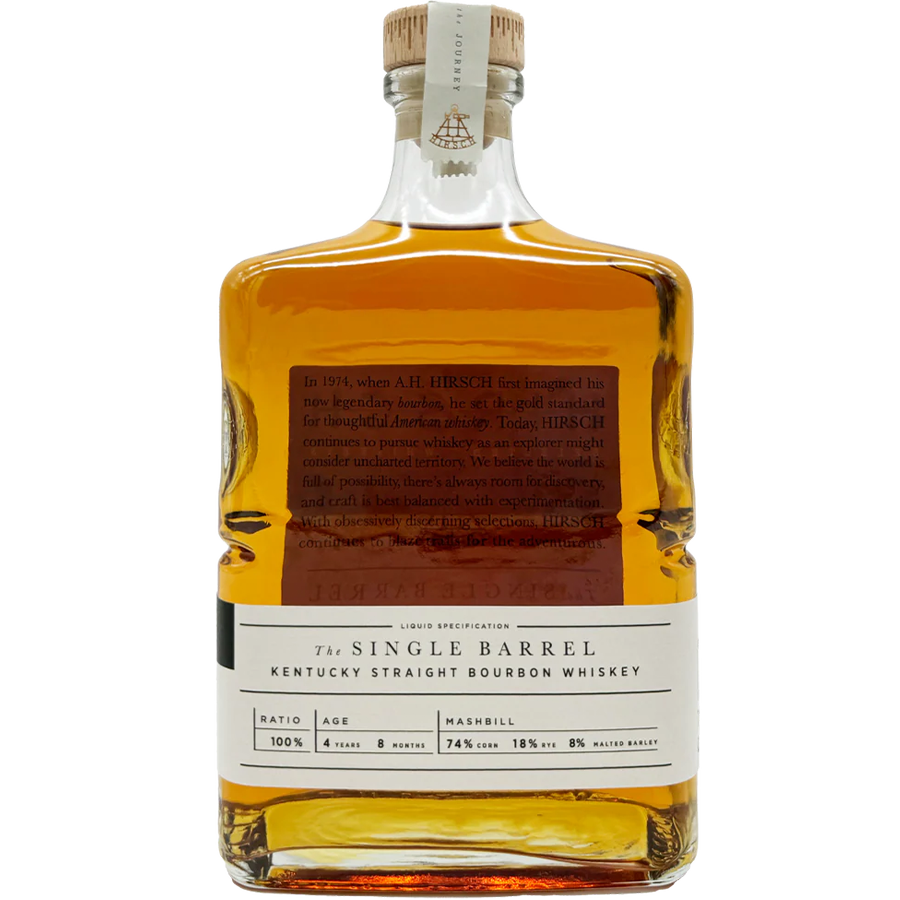 Hirsch The Single Barrel White Label Whiskey