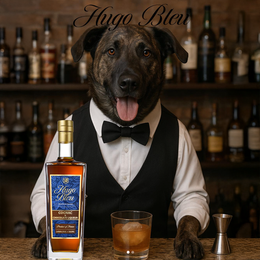 Hugo Bleu Cognac & Chocolate Liqueur 700ml